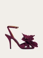 Ferragamo Flower embellished high heel sandal